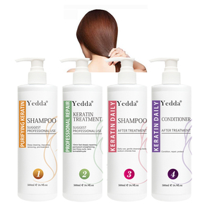 Le salon utilise un shampooing professionnel à la kératine pour améliorer et réparer les cheveux crépus, ainsi qu'un shampooing épaississant à base de plantes naturelles - Product Image 2