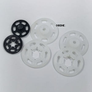 <span class=keywords><strong>Botones</strong></span> a Presión Redondos Transparentes Invisibles Ecológicos de Nailon de Dos Piezas para Ropa de Bebés y Niños, Cierre Oculto para Camisas - Product Image 3
