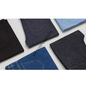 Pantalones Vaqueros Clásicos Rectos para Hombre, Personalizados OEM, Azul Oscuro, Resistentes al Agua y al Viento, Casuales, Lavados, para Invierno/Primavera - Product Image 6