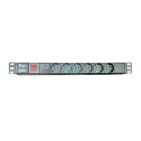 Unité de distribution d'alimentation (PDU) Schuko robuste à protection multi-niveaux pour montage en rack, idéale pour les centres de contrôle du trafic aérien