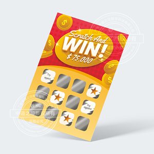 Kostenloses Personalisiertes Design: Hardcover Buch-Rubbellose mit Perfekter Bindung – Umweltfreundlich und Langlebig für „Scratch and Win“-Aktionen in Geschäften - Product Image 5