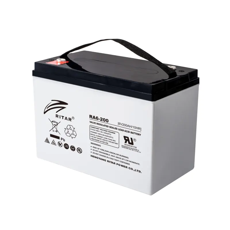 Grosir baterai Ritar 12v Gel Agm 200ah 250ah baterai Ritar kualitas tinggi 12V Baterai Solar