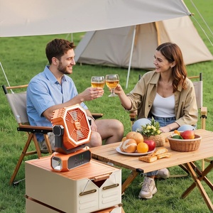 2025 Customized Battery-Powered Electric <b>Fan</b> Portable <b>Remote</b> <b>Control</b> Timing <b>Fan</b> for Car Outdoor Use - Product Image 3