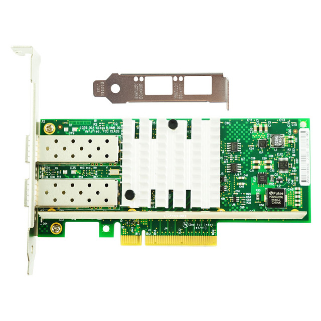 E10G42BTDA Intel 82599ES Chip Based 10 Gigabit 2 Ports SFP Fiber Server Network Card