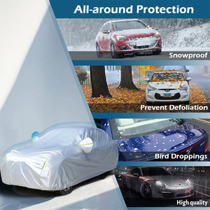 Housse de voiture universelle multifonctionnelle en tissu Oxford - Protection imperméable contre les UV Protection quatre saisons Garantie de 3 ans pour la plupart des véhicules - Product Image 5