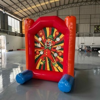 Jeu de tir interactif gonflable 6-en-1 pour enfants, jeu de Tic-Tac-Toe, location d'usine