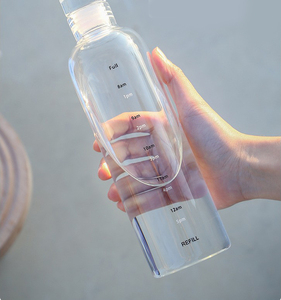 Bottiglia d'<span class=keywords><strong>Acqua</strong></span> in Vetro Borosilicato ad Alta Resistenza 500ml Senza BPA Sportiva Antigoccia per Palestra per <span class=keywords><strong>Acqua</strong></span> Bollente con Custodia Portatile - Product Image 2