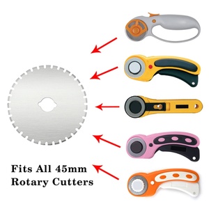 Lames de découpe rotatives perforantes en acier inoxydable de 45 mm, compatibles avec la plupart des coupeurs rotatifs - Product Image 4