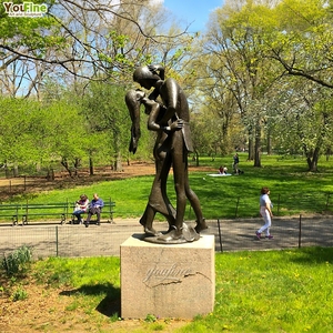 Statua in bronzo a grandezza naturale di <span class=keywords><strong>Romeo</strong></span> e <span class=keywords><strong>Giulietta</strong></span>, famosi innamorati, per esterni, di YOUFINE - Product Image 5