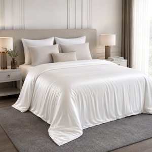Housse de <span class=keywords><strong>couette</strong></span> en soie de mûrier 100 % longues fibres, pour toutes les saisons, vente chaude du fabricant - Product Image 2