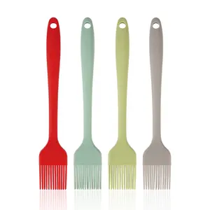 Fabricant Vente en gros Spatule grattoir à pâtisserie en silicone résistant à la chaleur multicolore