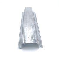 Chine pas cher prix acier quille cloison sèche plafond résilient canal chapeau fourrure canal costume pour RSIC-1 isolation phonique Clips