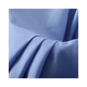 China têxtil tecido de algodão popeline slub tecido spandex p/d 40x40 133x72 para as mulheres vestem camisas de vestuário