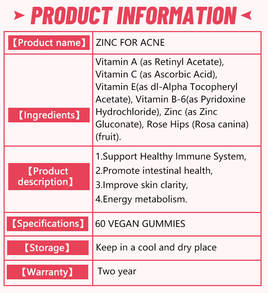 Gomitas de Zinc de Marca Propia, Gomitas de Magnesio, Coenzima Q10, Suplemento Multivitamínico, Vitamina B6, D3, Calcio, Gomitas de Zinc Winstown - Product Image 4
