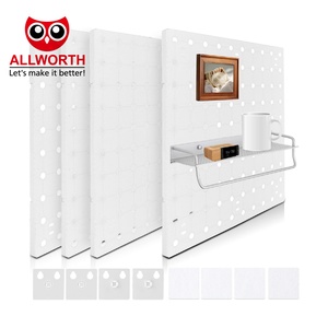 Chất lượng cao Pegboard On-Wall loạt linh hoạt cài đặt nhà để xe lưu trữ tường kệ kit công cụ tổ chức văn phòng sử dụng với Hooks - Product Image 3