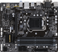 Carte mère GIGABYTE B150M B250M-DS3H D3H M-ATX pour LGA1151, 4 emplacements DDR4 RAM, Intel 6e/7e génération B150 B250, HD-MI, M.2 NVME pour PC