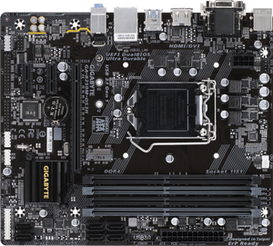 Placa Base <span class=keywords><strong>GIGABYTE</strong></span> B250M-DS3H D3H MATX para LGA1151 con 4 Ranuras de RAM DDR4, Intel 6.ª/7.ª Generación I7 I5 I3, HD-MI, M.2 NVME para Escritorio - Product Image 4