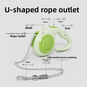 Di lusso 3m Pet Walk catena di Pet modello solido Non stretta retrattile guinzaglio cane nastro decorazione materiale poliestere funzione personalizzata - Product Image 4