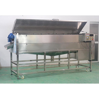 Machine à laver les brosses automatique en acier inoxydable personnalisée pour ligne de transformation alimentaire et de légumes