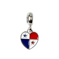 MULA Breloques drapeaux du monde, Pendentif en forme de cœur, Accessoires de bijoux en alliage DIY, Modèle J1-09, Vente en gros immédiate