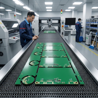 Service professionnel SMT tout-en-un de Shenzhen pour prototypes de circuits imprimés Rogers/PCBA avec finition de surface ENIG et blindage RF/EMI