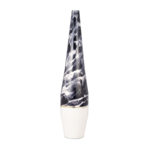 Vaso Alto in Metallo Moderno Stile Costiero per Soggiorno, Arredamento Casa, Esposizione Camera da Letto - Product Image 2