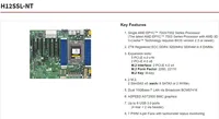 Carte mère H12SSL-NT E-ATX, processeurs EPYC 7F72/7F52/7B12/7H12/7742/7702P/7662/7642/7552/7542/7532/7502P, DDR4 intégré 2048 Go