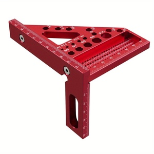 Regla Triangular de Ángulo Recto para Carpinteros, Aleación de Aluminio, 45/90 Grados, Cuadrado de Marcado Multiángulo, Renovación, Carpintería, Trabajos en Madera - Product Image 2