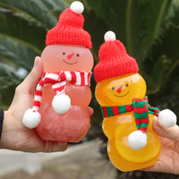 Bouteille de jus en PET de 500 ml en forme de bonhomme de neige, best-seller pour Noël - Fabricant spécial de bouteilles en plastique pour jus