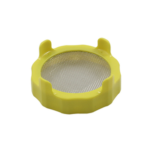 Wholesale Stainless Steel <b>Mesh</b> Screen <b>Strainer</b> Lid Bean Sprouting Lids for Mason Jars 86mm Wide Mouth Canning Jar - Product Image 2
