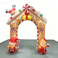 Décoration de Noël gonflable en polyester de 10 pieds en forme de bonhomme de neige de dessin animé