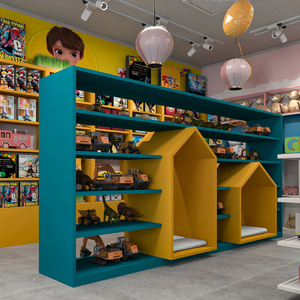 Custom Pop Toy Store Display Furniture Blind Box <b>Shelf</b> Collectible Showcase Retail Fixture One-stop Shopfitting - Product Image 2