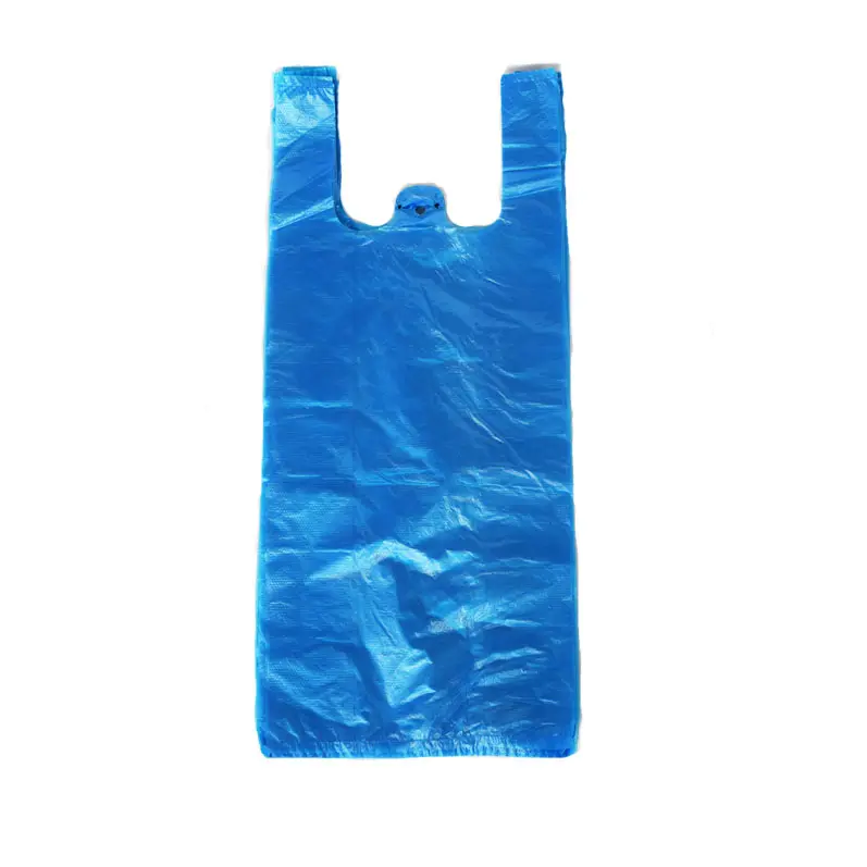 Bolsas de plástico biodegradables para camisetas, D2W y EPI HDPE