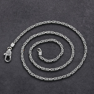 Collane in Argento S925 all'Ingrosso per Uomo e Donna, Gioielli in Argento Thai Retrò Personalizzati - Product Image 2