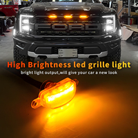 Lampe clignotante de sécurité à disque d'urgence pour calandre avant à LED pour voitures Accessoires de voiture