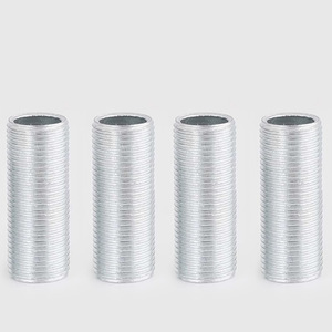 Bán Buôn Kẽm Mạ Sắt Hollow <span class=keywords><strong>Threaded</strong></span> Rod M6-M30 Tốt Răng Đèn Núm Vú Ống Tất Cả Các <span class=keywords><strong>Threaded</strong></span> Hollow Ống Cho Chiếu Sáng Phần Cứng - Product Image 3