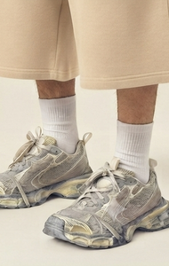 Shorts de jogging en molleton français beige pour femme, taille mi-haute, avec cordon de serrage, coupe régulière, décontracté, respirant, écologique - Product Image 3
