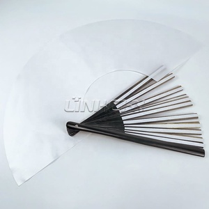 13-Inch White Sublimation <b>Folding</b> <b>Fans</b> Clack <b>Fans</b> Blanks for Sublimation Bamboo Crafts - Product Image 5