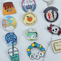 Pins de Metal Esmaltados Personalizados al por Mayor con Diseño Personalizado, Logotipo y Nombre, para Ropa