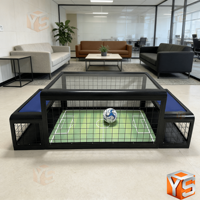ZDYS CE-Zertifiziertes Fabrikdirektes Zweispieler-Metall-Fußballspiel mit Englischer Unterstützung für Indoor-Vergnügungsparks