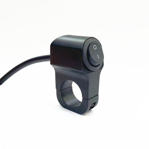 Motorcycle External Power Switch 22mm Aluminum <b>Toggle</b> Light Switch Handlebar Mount - Product Image 4