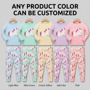 Set Pigiama Personalizzato 100% Cotone Lavorato a Maglia per Bambini 3-8 Anni, 2 Pezzi, Abbigliamento da Notte con Stampa di <span class=keywords><strong>Personaggi</strong></span>, Completo Stampato per Bambini - Product Image 6
