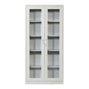 Armoire de bureau moderne autoportante en acier et verre pour écoles et hôpitaux, écologique, grande capacité de <span class=keywords><strong>rangement</strong></span> de documents - Product Image 1