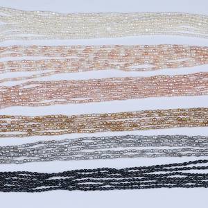 ไข่มุกน้ำจืดแท้ทรงบาร็อค ขนาด 4-5 มม. รูด้านข้าง สีขาว แสงสองด้าน สำหรับทำสร้อยคอ สร้อยข้อมือ ขายส่ง - Product Image 1