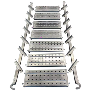 Système d'échafaudage portable galvanisé avec échelle à crochet et escalier d'échafaudage - Product Image 2