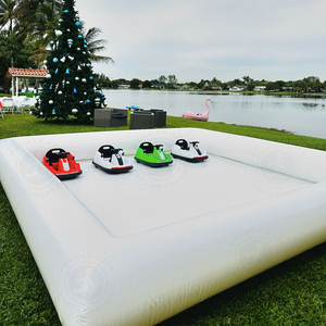 Piste de course gonflable pour voiture tamponneuse commerciale pour enfants, aire de jeux intérieure, karting - Product Image 2