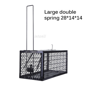 Trappola per topi intelligente autobloccante sicura rete di ferro per uso domestico Mouse Catcher in metallo riutilizzabile umano per interni all'aperto per topi trappola gabbia per topi - Product Image 5