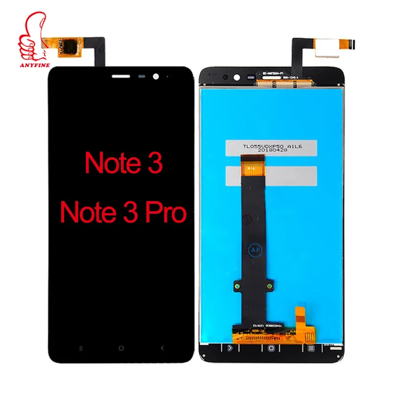 Mobile phone replacement mobile phone part lcd screen display with touch screen for Xiaomi mi note 3 display