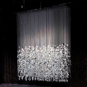 Lussuoso Disco in Acrilico Argento e Oro per Decorazione Sala da Ballo, Palco Matrimoniale, <span class=keywords><strong>Tenda</strong></span> di Perline di Cristallo, Pendente con Paillettes - Product Image 3
