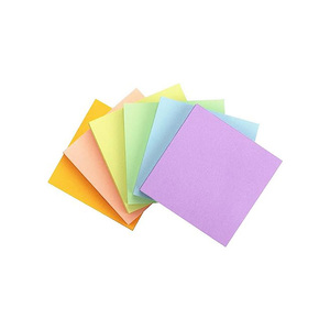Blocs-notes adhésifs pastel personnalisés 3x3 pouces, blocs-notes vierges faciles à coller pour le bureau, l'école, les études et le travail - Product Image 2